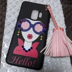 GalaxyS9 スマホケース フリンジストラップつきのサムネイル
