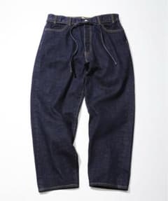 CAHLUMN カウラム セルビッチバギーデニムパンツ ダークネイビー L 