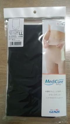 GUNZE MediCure ハイウエストショーツ ブラック LLのサムネイル