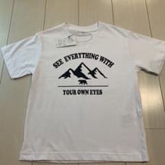 新品 山とクマ プリント Tシャツ 140cmのサムネイル