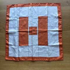 HERMES エルメス 銀座 2001 ハンカチ ポケットチーフのサムネイル