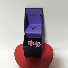 美品★ アナスイ ANNA SUI フラワーピアス★のサムネイル