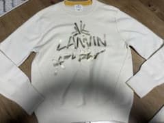 LANVIN en Bleuホワイトロゴセーターのサムネイル