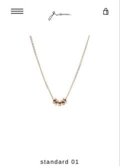 gram 鎌倉 ネックレス K18Yellow gold - メルカリ