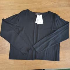 新品 Tiaclasse カーディガン ブラック XXL