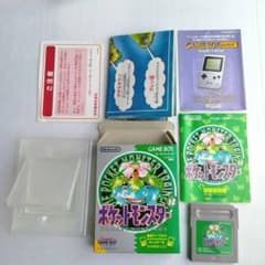完品・動作確認】ポケットモンスター 緑／箱 ソフト 説明書 マップ等