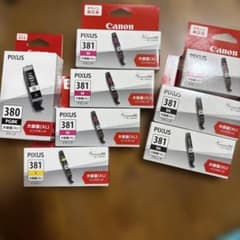 Canon PIXUS 380 381純正インクタンク セット売り - メルカリ