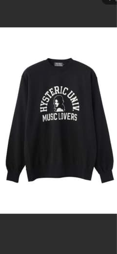 HYSTERIC GLAMOUR MUSIC LOVERS スウェット HYSTERIC GLAMOUR（ヒステリックグラマー）の「MUSIC LOVERS