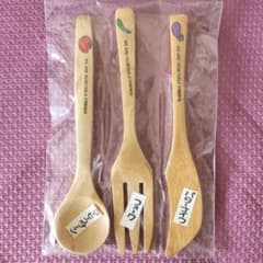 breakfast 木製カトラリーセット 3点のサムネイル