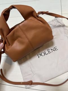 POLÈNE ブラウン ショルダーバッグのサムネイル
