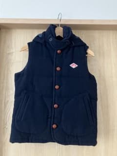 DANTON×BEAMS 別注 ウールモッサ ダウンベスト ネイビー34 - メルカリ