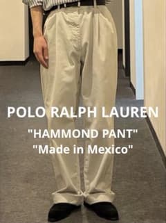 ポロラルフローレン80s90sポロチノHAMMONDハモンドW33相当メキシコ製