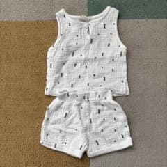 【韓国こども服】タンクトップ　セットアップのサムネイル