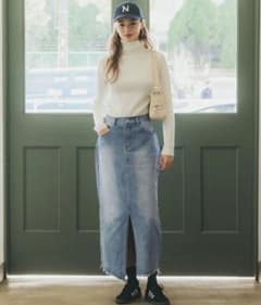 coca★デニムスカート　Lサイズのサムネイル