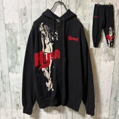 ヒステリックグラマー ジップパーカー スウェットパンツ セットアップ