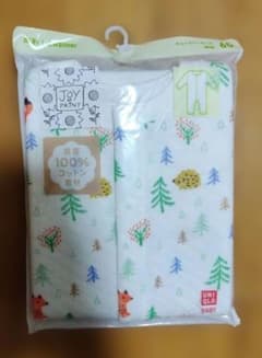 UNIQLO BABY 60cm ロンパース 動物柄のサムネイル