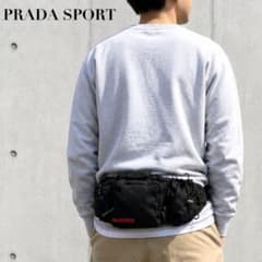 プラダスポーツ PRADA SPORT プラダ ウエストバッグ ナイロン 赤タグ