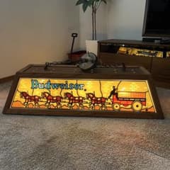 Budweiser プールバーライト ヴィンテージ ✨激レア✨馬車✨状態良好✨ Budweiser プールバーライト ヴィンテージ ✨激レア✨馬車✨状態良好