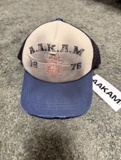 AAKAM キャップ　ダメージ加工