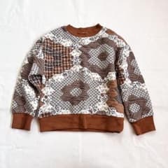 fish&kids パッチワークトレーナー