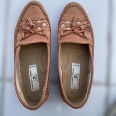 訳あり　valentino universale ローファー オレンジベージュのサムネイル