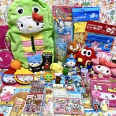 平成レトロ 文房具 マスコット まとめ売りキティ マイメロ ドラえもん