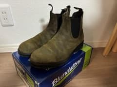 Blundstone 552 サイドゴアブーツ オリーブスエード 9 27㎝ - メルカリ