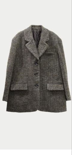 MACHATT ウールテーラードジャケットチェック 新品 - メルカリ