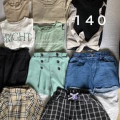 140女の子　夏服　まとめ売り　10着セットのサムネイル