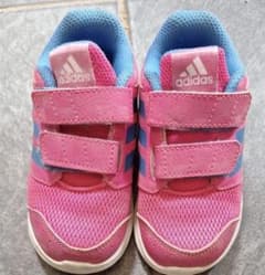 adidas ピンク ブルー スニーカーのサムネイル