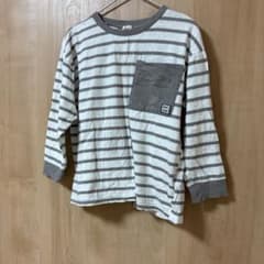 長袖カットソー 3枚セット 130cmのサムネイル