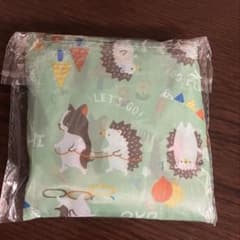 ハリネズミ柄 エコバッグ 折りたたみ 新品未使用のサムネイル