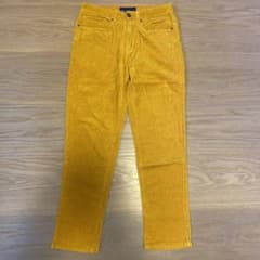 Urban Research マスタード ストレートパンツ 36 コーデュロイのサムネイル