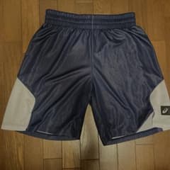 ASICS バスケットボールパンツ PLAYER II ネイビー/ホワイトのサムネイル