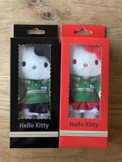 セブンイレブン限定 ハローキティ ぬいぐるみマスコット 2種セット