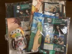 鬼滅の刃バスタオル4種類セット　ラスカル禰豆子付きのサムネイル