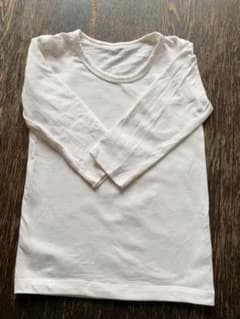 長袖白Tシャツ 95㎝ お遊戯会用にいかがですかのサムネイル