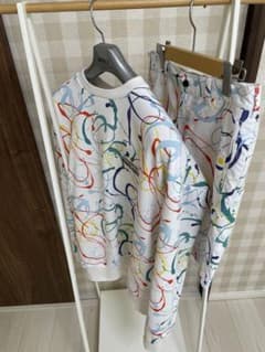 【完売品】＜MEN'S＞BEAMS GOLF/スプラッシュ柄セットアップMサイズのサムネイル