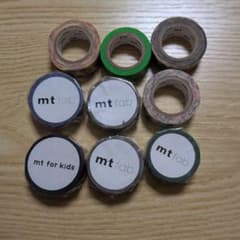 mt マスキングテープ 9個セット まとめ売りのサムネイル