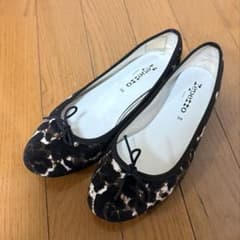 【美品】Repetto レペット　レオパード　バレエシューズのサムネイル