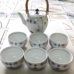 未使用品♥ロイヤルコペンハーゲン急須＆湯呑6客セット - メルカリ