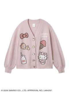 ジェラピケ gelato pique スムーズィー サンリオ キティ ピンクのサムネイル