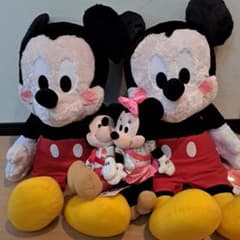 Disney FukuFuku ミッキー ミニー ぬいぐるみ 3点セット