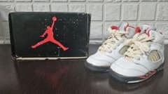 美品NIKE BABYJordan 5 白10.5cmベビージョーダンオリジナル - メルカリ