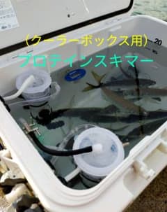 ヤエン、ノマセ釣りに（アジクーラー用）自作プロテインスキマー　商品説明必読！のサムネイル