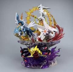 ポケモン フィギュア ディアルガパルキアギラティナ アルセウス ガレージキット ポケモンフィギュア ディアルガ パルキア ギラティナ アルセウス