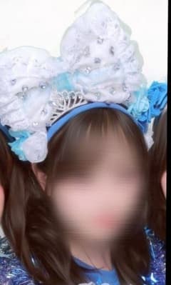 体育祭 ライトブルー 盛り髪 カチューシャのサムネイル