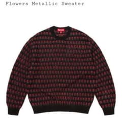 Supreme　Flowers llic Sweater ブラック L Supreme Flowers Metallic Sweater ブラック L - メルカリ