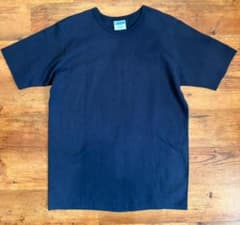 Champion ロゴ刺繍 Tシャツ ネイビー L 未使用に近いのサムネイル
