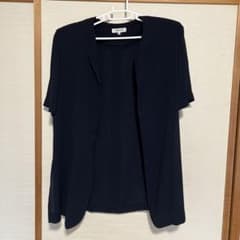 半袖ジャケット ネイビー Lサイズのサムネイル
